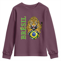 Brazil Soccer Jaguar Youth Sweatshirt Football Supporter Gift