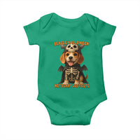 Beagle Halloween Skeleton Baby Onesie Not Scary Just Cute Dog Lover - Wonder Print Shop