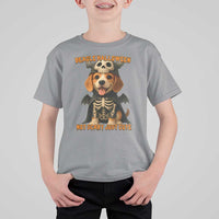 Beagle Halloween Skeleton T Shirt For Kid Not Scary Just Cute Dog Lover - Wonder Print Shop