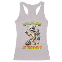 Halloween Mummy Racerback Tank Top Funny Mo Mummies Mo Problems - Wonder Print Shop