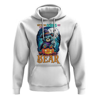 Halloween Killer Witch Teddy Bear Hoodie Nothing Scares Me - Wonder Print Shop