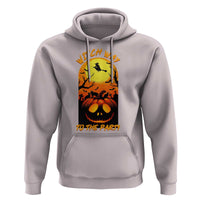 Halloween Witch Way To The Party Hoodie Black Cat Pumpkin - Wonder Print Shop