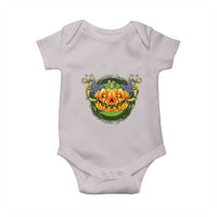 Funny Halloween Pumpkin Ghoul Baby Onesie Scary Zombie Hands - Wonder Print Shop