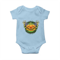 Funny Halloween Pumpkin Ghoul Baby Onesie Scary Zombie Hands - Wonder Print Shop