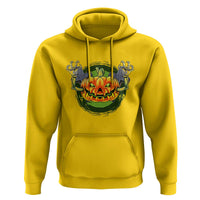 Funny Halloween Pumpkin Ghoul Hoodie Scary Zombie Hands - Wonder Print Shop