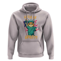 Cat Statue Of Liberty Hoodie Patriotic American Flag - Wonder Print Shop