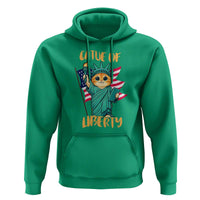 Cat Statue Of Liberty Hoodie Patriotic American Flag - Wonder Print Shop