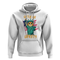 Cat Statue Of Liberty Hoodie Patriotic American Flag - Wonder Print Shop