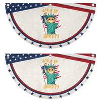 Cat Statue Of Liberty Patriotic Fan Flag American Flag Pride Gift