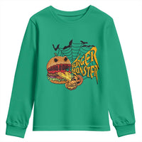 Halloween Burger Monster Youth Sweatshirt Scary Foodies - Wonder Print Shop