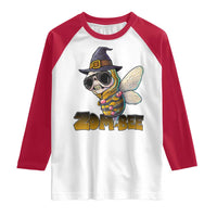 Halloween Zombie Bee Raglan Shirt Zombee Funny Dabbing - Wonder Print Shop