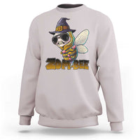 Halloween Zombie Bee Sweatshirt Zombee Funny Dabbing - Wonder Print Shop
