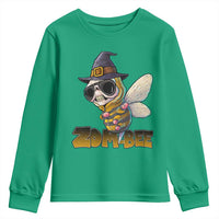 Halloween Zombie Bee Youth Sweatshirt Zombee Funny Dabbing - Wonder Print Shop