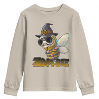 Halloween Zombie Bee Youth Sweatshirt Zombee Funny Dabbing - Wonder Print Shop