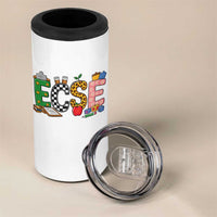 Early Childhood Special Education Teacher 4 in 1 Can Cooler Tumbler ECSE Life