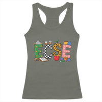 Early Childhood Special Education Teacher Racerback Tank Top ECSE Life