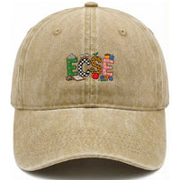 Early Childhood Special Education Teacher Washed Cotton Baseball Cap ECSE Life