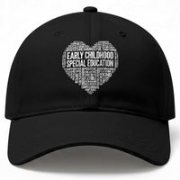 Early Childhood Special Education Teacher Baseball Cap Caring Compassionate Kindness