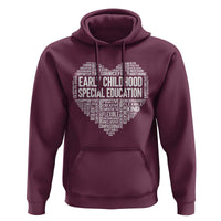 Early Childhood Special Education Teacher Hoodie Caring Compassionate Kindness