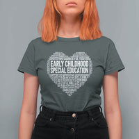 Early Childhood Special Education Teacher T Shirt For Women Caring Compassionate Kindness