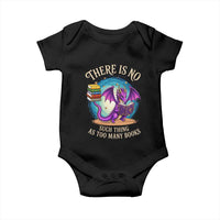Fantasy Dragon Book Lover Baby Onesie There Is No Such Thing As Too Many Books