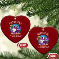 Fantasy Dragon Book Lover Ceramic Ornament There Is No Such Thing As Too Many Books