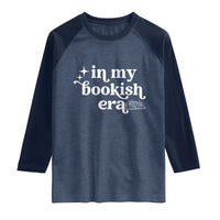 In My Bookish Era Reading Gift Raglan Shirt Book Lover