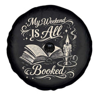 My Weekend Is All Booked Book Lover Spare Tire Cover Reading Enthusiast Quote
