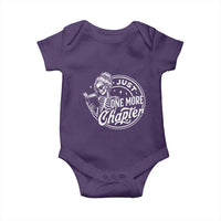 Just One More Chapter Skeleton Woman Baby Onesie Book Lover Gift