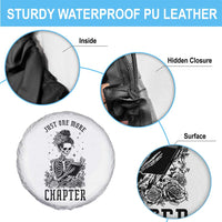 Funny Skeleton Book Lover Spare Tire Cover Just One More Chapter