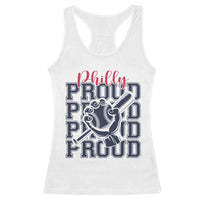 Baseball Lover Racerback Tank Top Philly Baseball Spirit Proud Fan Sport Humor Gift - Wonder Print Shop
