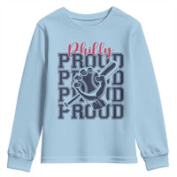 Baseball Lover Youth Sweatshirt Philly Baseball Spirit Proud Fan Sport Humor Gift - Wonder Print Shop