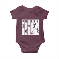 Baseball Lover Baby Onesie Philly Retro Spirit Proud Fan Sport Lover Gift - Wonder Print Shop