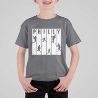 Baseball Lover T Shirt For Kid Philly Retro Spirit Proud Fan Sport Lover Gift - Wonder Print Shop