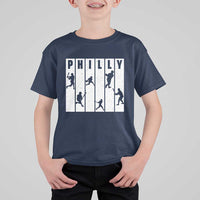 Baseball Lover T Shirt For Kid Philly Retro Spirit Proud Fan Sport Lover Gift - Wonder Print Shop