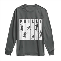 Baseball Lover Long Sleeve Shirt Philly Retro Spirit Proud Fan Sport Lover Gift - Wonder Print Shop