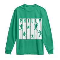 Baseball Lover Long Sleeve Shirt Philly Retro Spirit Proud Fan Sport Lover Gift - Wonder Print Shop