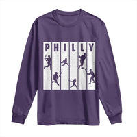 Baseball Lover Long Sleeve Shirt Philly Retro Spirit Proud Fan Sport Lover Gift - Wonder Print Shop