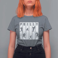 Baseball Lover T Shirt For Women Philly Retro Spirit Proud Fan Sport Lover Gift - Wonder Print Shop
