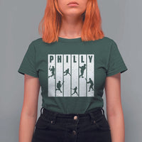 Baseball Lover T Shirt For Women Philly Retro Spirit Proud Fan Sport Lover Gift - Wonder Print Shop