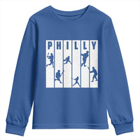 Baseball Lover Youth Sweatshirt Philly Retro Spirit Proud Fan Sport Lover Gift - Wonder Print Shop