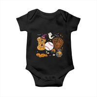 Halloween Baseball Baby Onesie Funny Boo Player Gift For Catcher - Wonder Print Shop