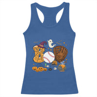 Halloween Baseball Racerback Tank Top Funny Boo Player Gift For Catcher - Wonder Print Shop