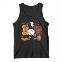Halloween Baseball Tank Top Funny Boo Player Gift For Catcher - Wonder Print Shop