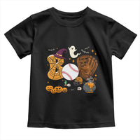 Halloween Baseball Toddler T Shirt Funny Boo Player Gift For Catcher - Wonder Print Shop