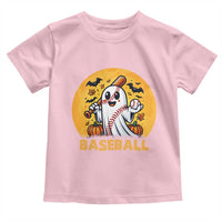 Funny Halloween Baseball Toddler T Shirt Cute Boo Playing Ball Gift - Wonder Print Shop