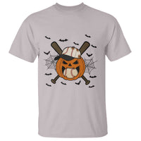 Creepy Jack O Lantern Baseball T Shirt Halloween Gift - Wonder Print Shop