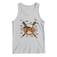Creepy Jack O Lantern Baseball Tank Top Halloween Gift - Wonder Print Shop