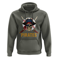 Pirates Baseball Hoodie Skeleton Sport Lover Gift - Wonder Print Shop