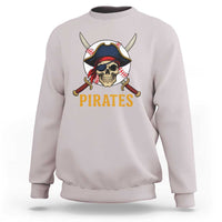 Pirates Baseball Sweatshirt Skeleton Sport Lover Gift - Wonder Print Shop